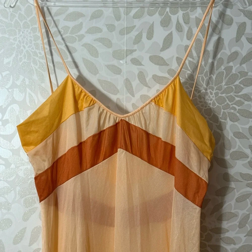 SET Vintage Gossard Artemis 70s Women’s L ROBE + SLIP Set Lingerie Nightie Dress - Picture 7 of 12